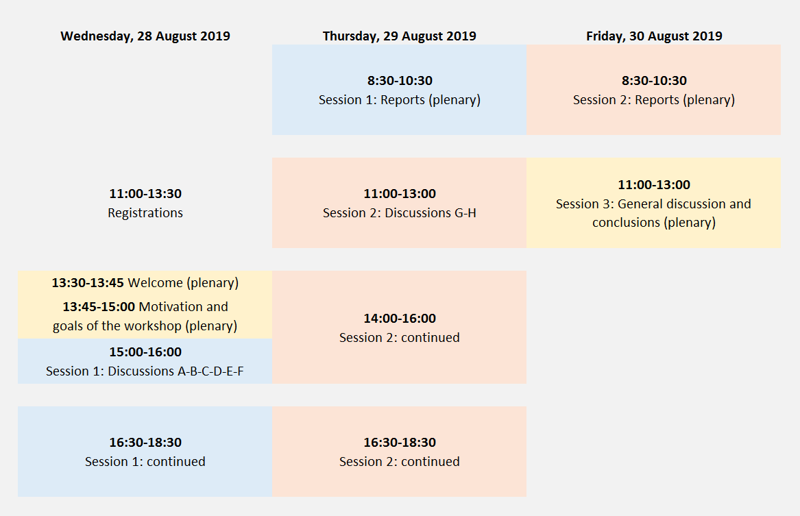 Workshop Programme